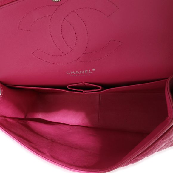 Chanel Pink Matte Caviar Jumbo Classic Double Flap Bag - Picture 8 of 8
